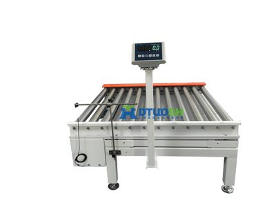 无动力滚筒称重机生产线输送称重设备及零售市场应用